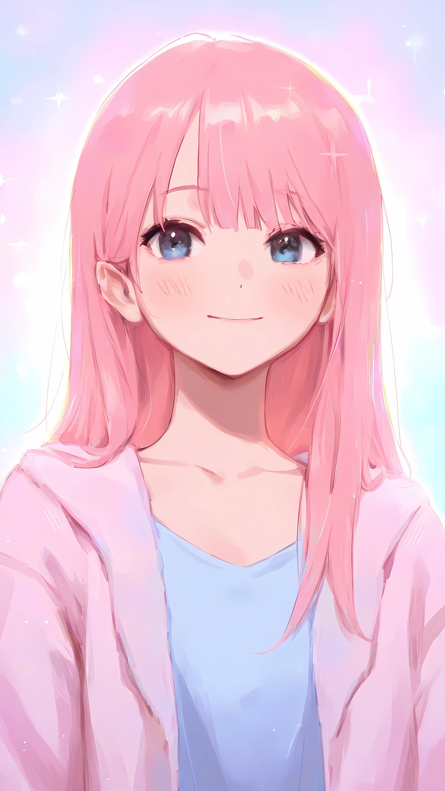 Cute Anime Wallpaper Pastel Girl 1440×2560 anime wallpaper