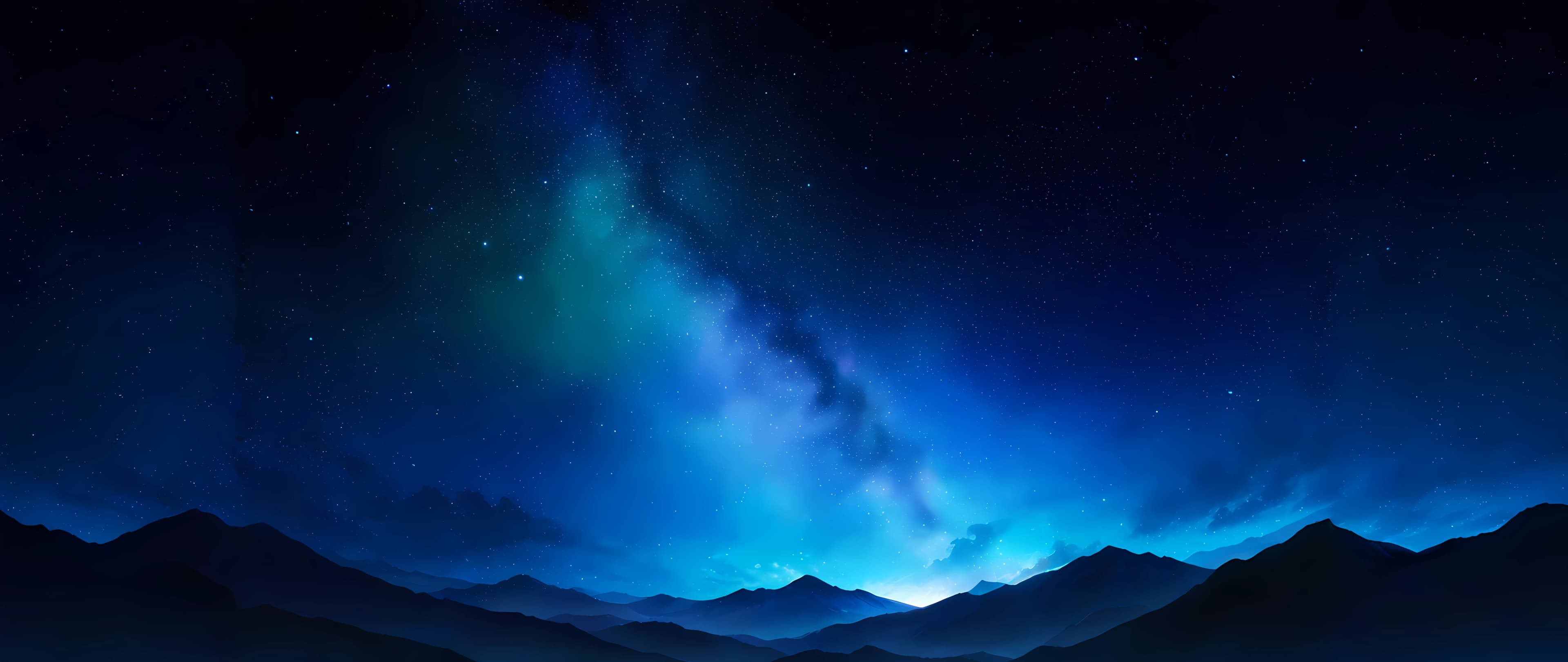 Anime Landscape Wallpaper Starry Night Ultrawide 5120×2160 anime wallpaper